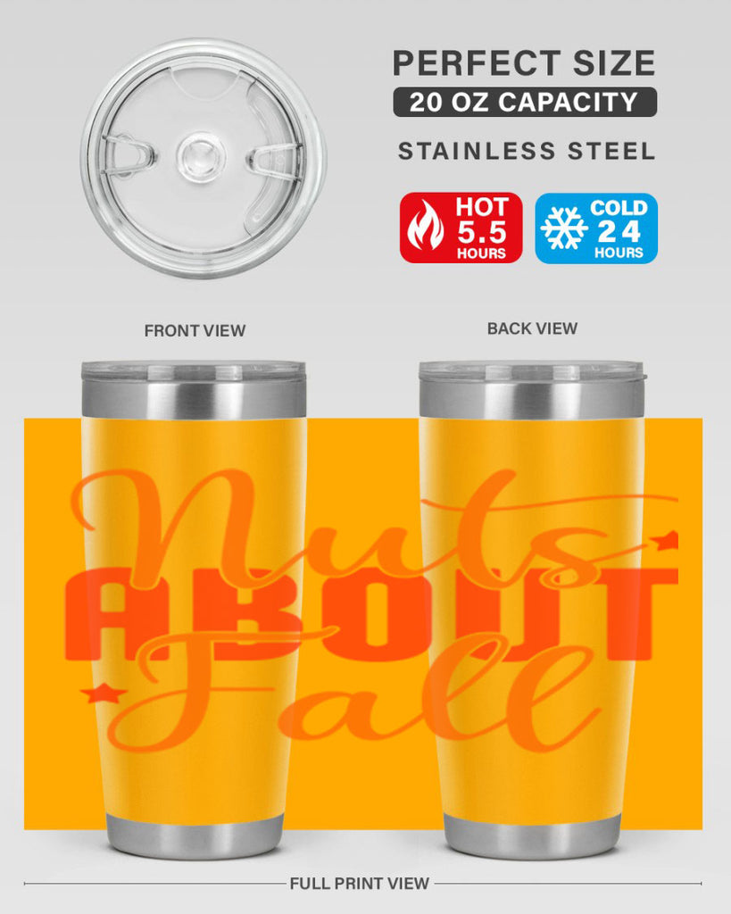 Nuts About Fall Design 444#- fall- Tumbler