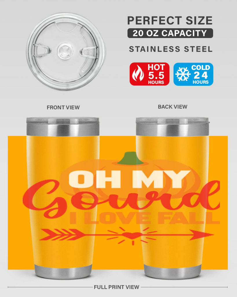 OhMyGourdILove 459#- fall- Tumbler