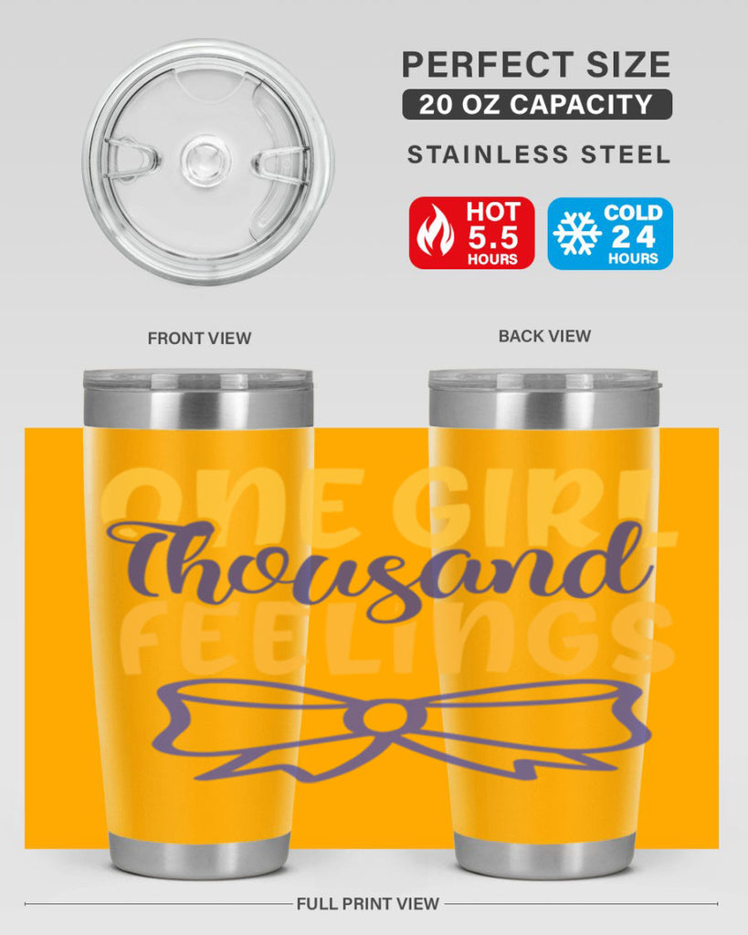 One Girl Thousand Feelings Style 208#- baby- tumbler