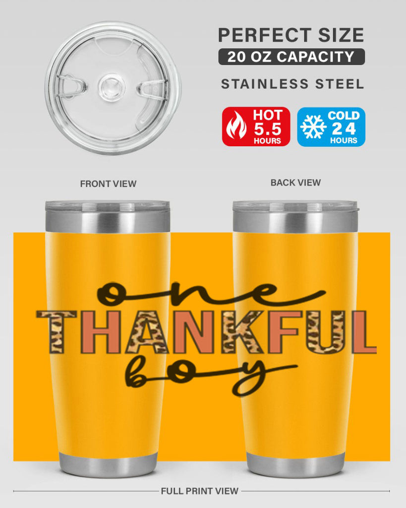 One thankful boy 462#- fall- Tumbler