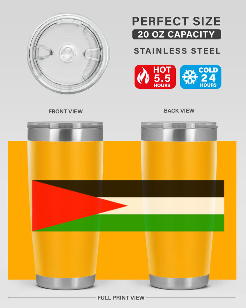 Palestine 64#- world flags- Tumbler