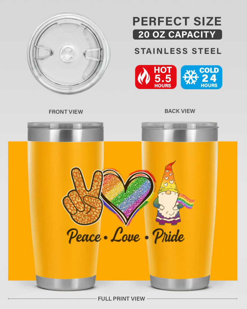 Peace Love Gnome Lgbt Flag  54#- lgbt- Tumbler