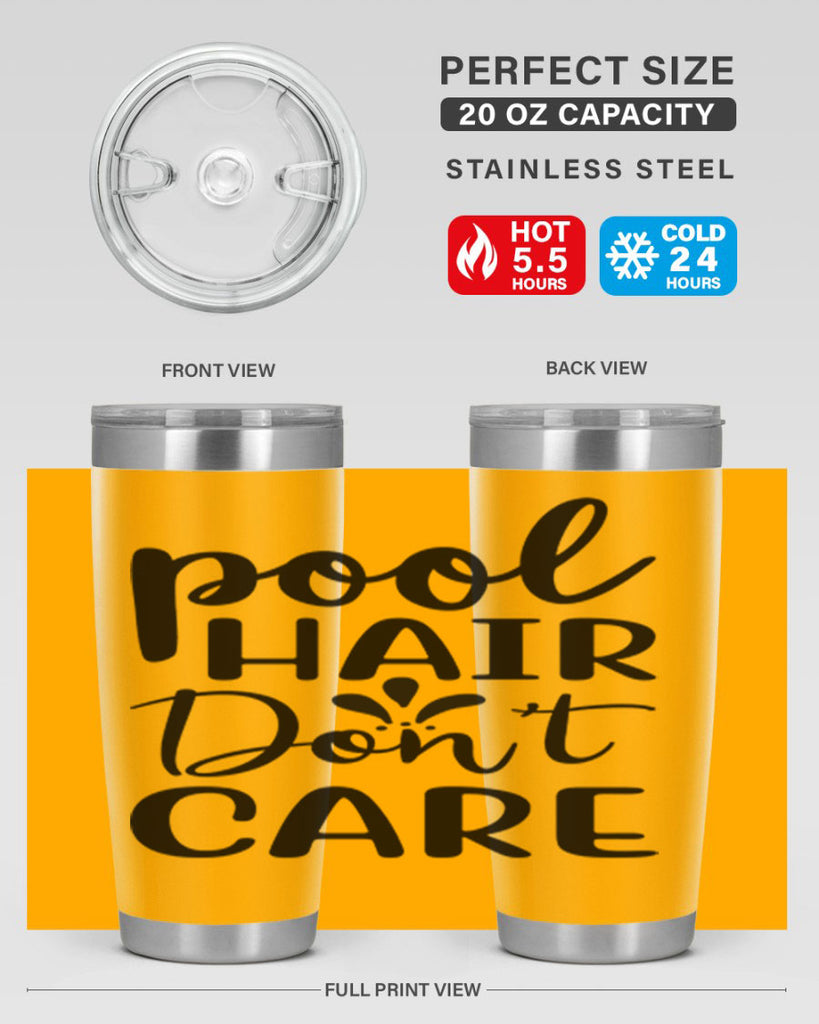 Pool hair dont care 544#- mermaid- Tumbler