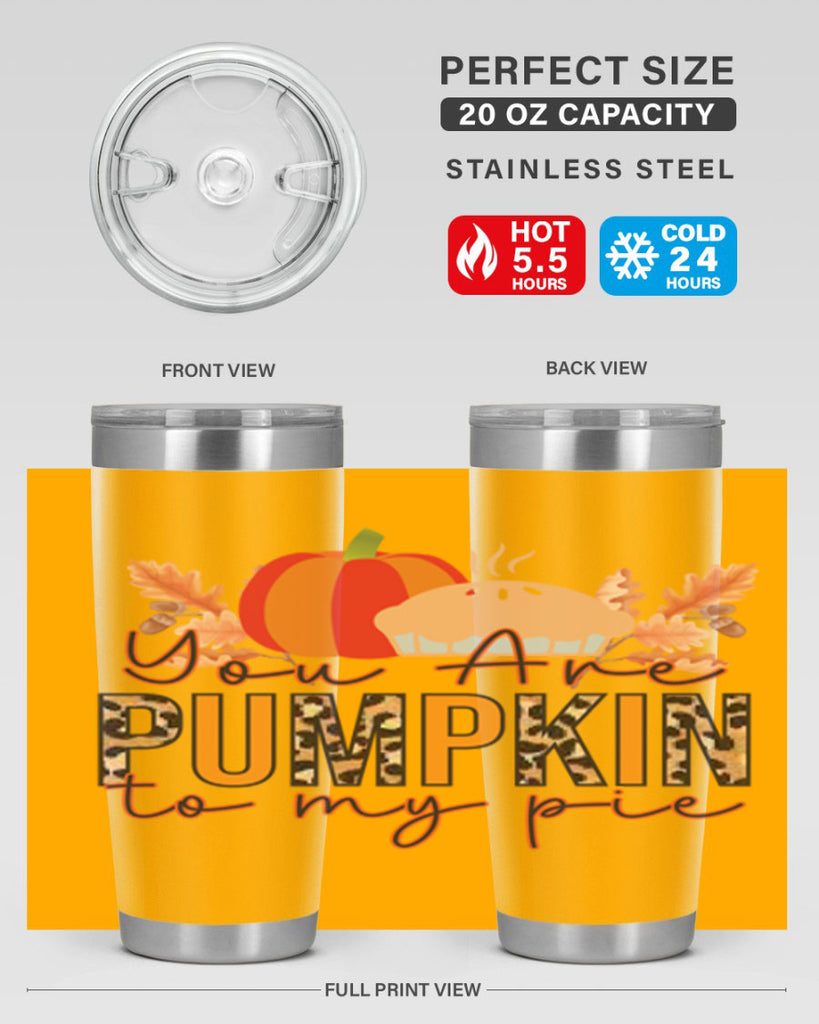 Pumpkin Pie Fall 531#- fall- Tumbler