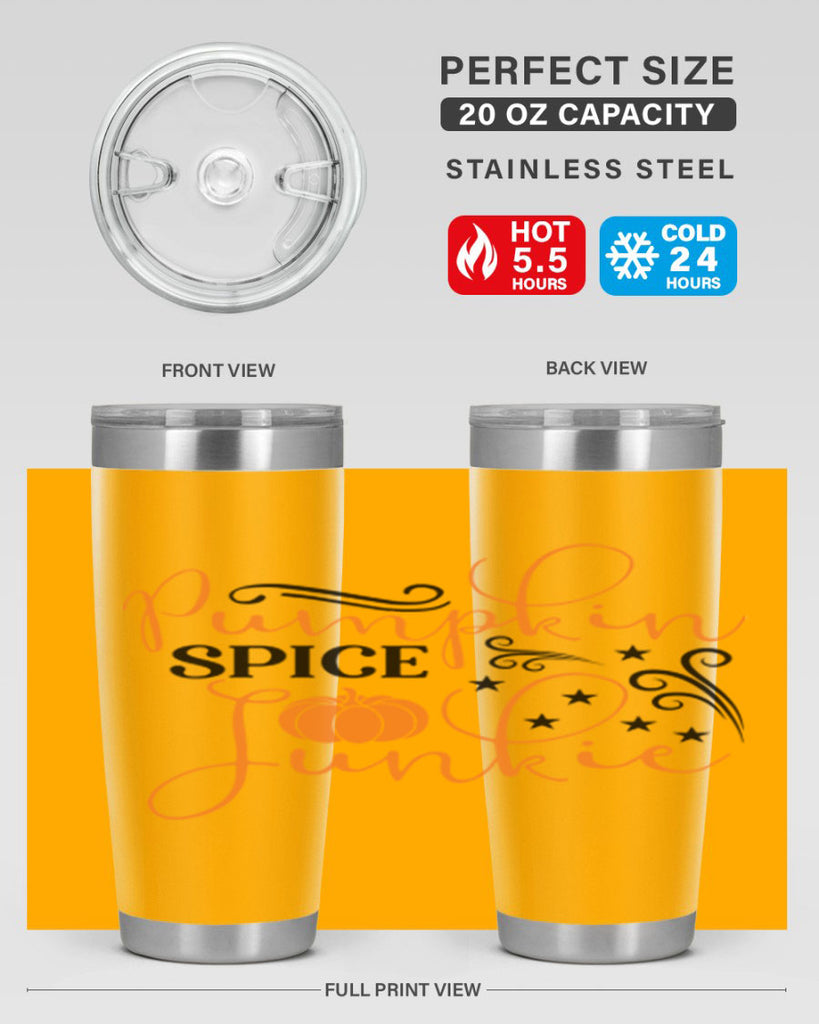 Pumpkin Spice Junkie 549#- fall- Tumbler