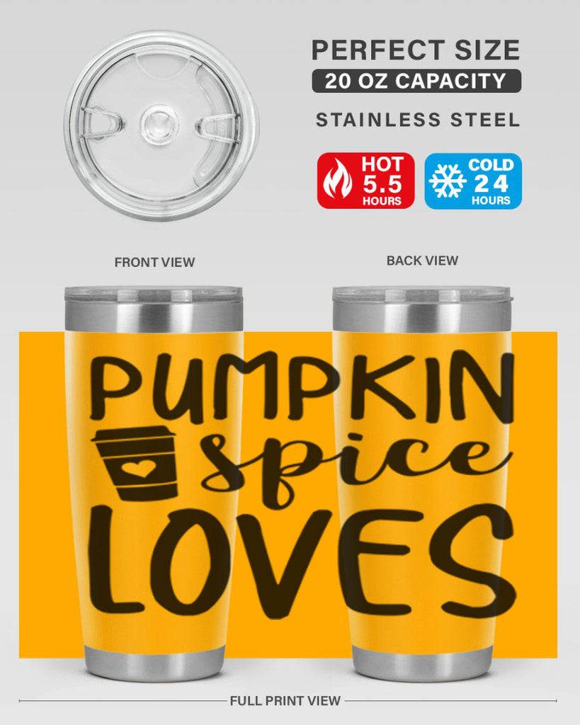 Pumpkin Spice Loves 555#- fall- Tumbler