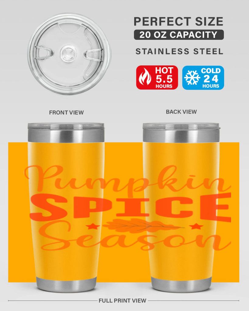 Pumpkin Spice Season Design 557#- fall- Tumbler