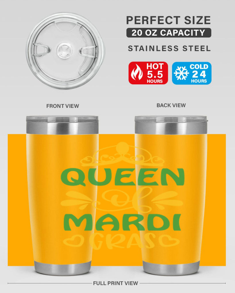 Queen Of Mardi Gras 134#- fashion- Cotton Tank