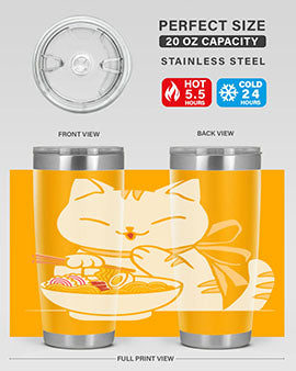 Ramen Cat Kawaii Anime Tee Japanese 280#- anime- Tumbler