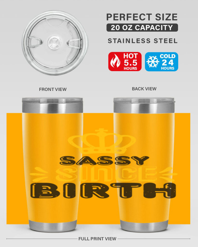 Saddy since birth Style 16#- baby shower- tumbler