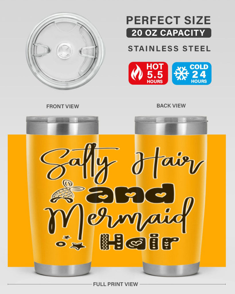 Salty Hair and Mermaid Hair 572#- mermaid- Tumbler