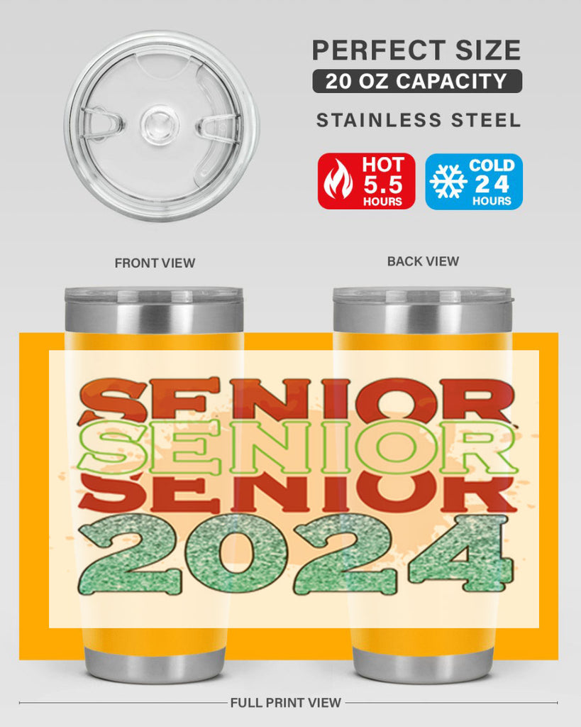 Senior 2024 1 10#- 12th grade- Tumbler