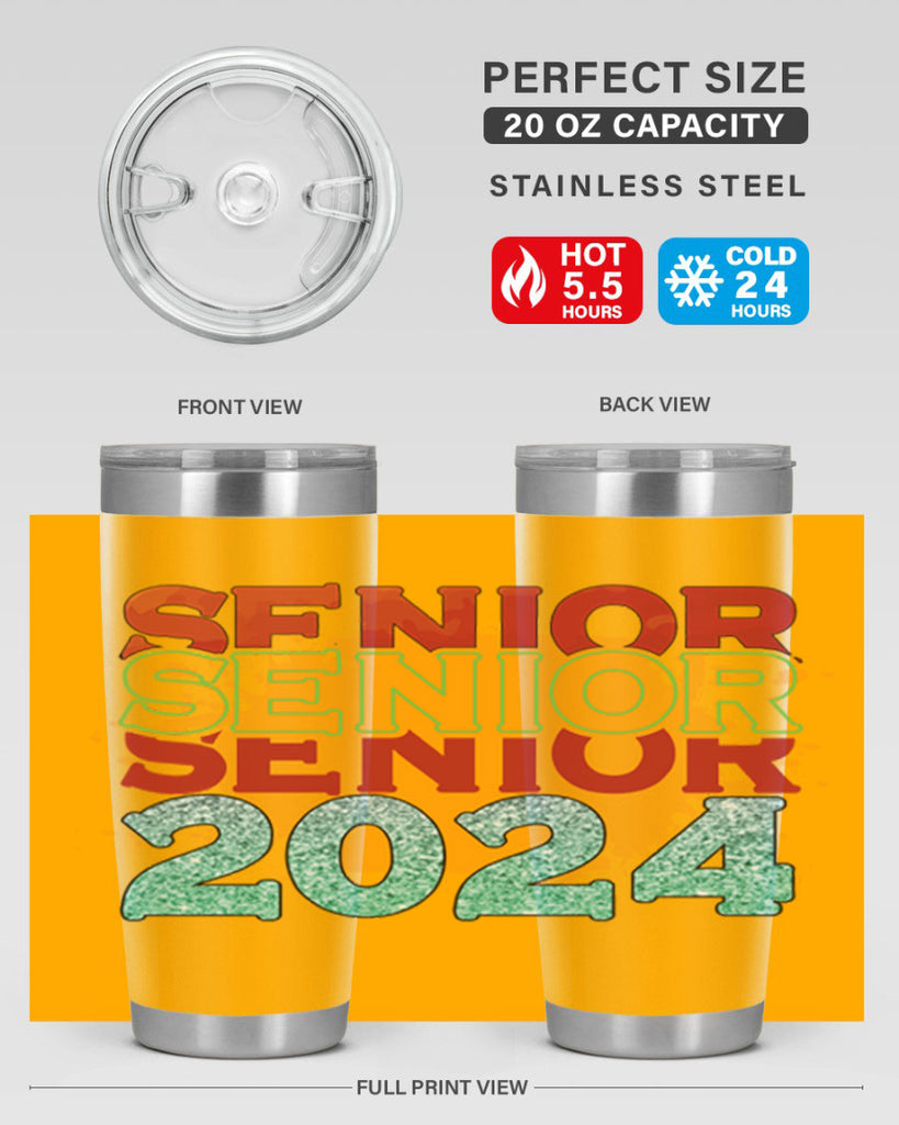 Senior 2024 1 11#- 12th grade- Tumbler