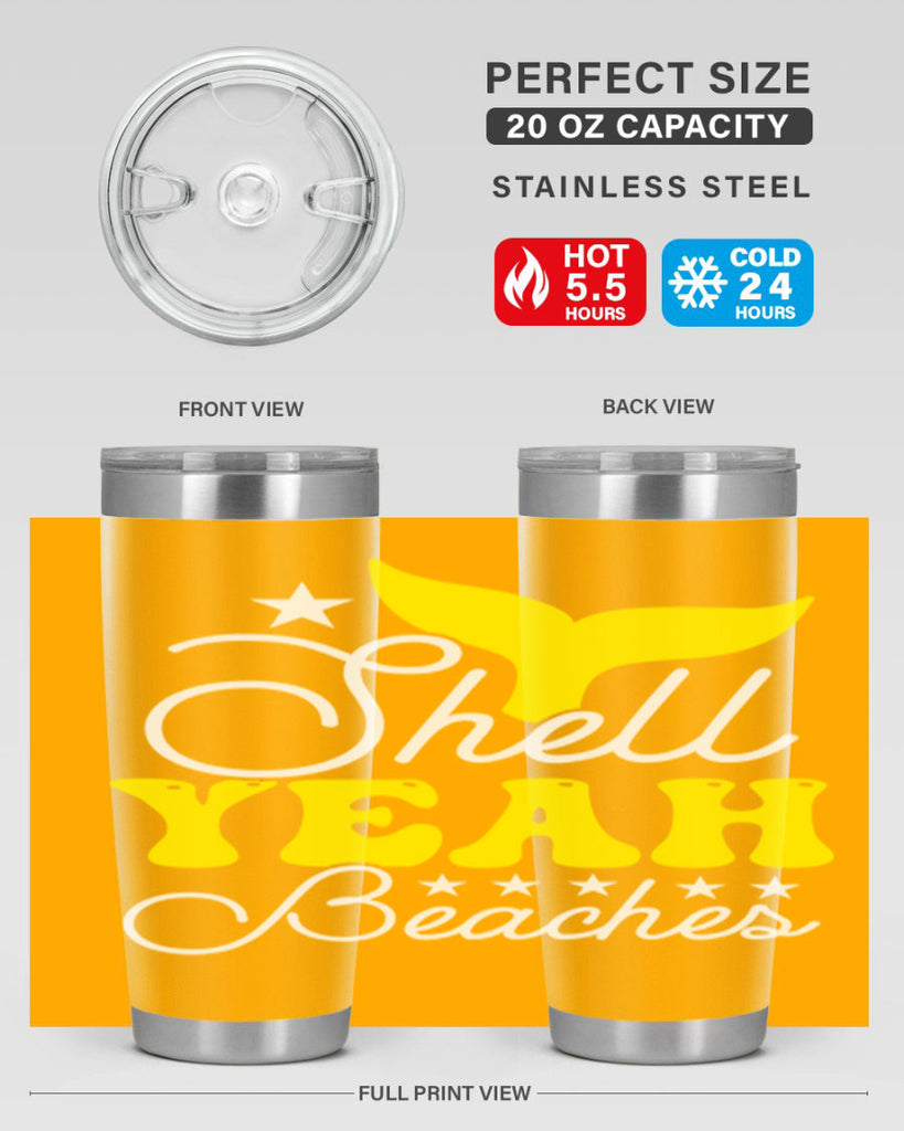 Shell Yeah Beaches 585#- mermaid- Tumbler