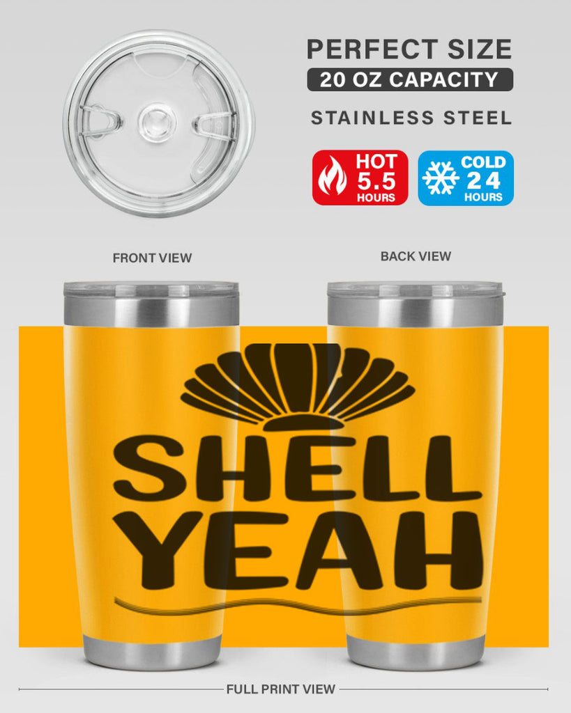 Shell yeah 597#- mermaid- Tumbler