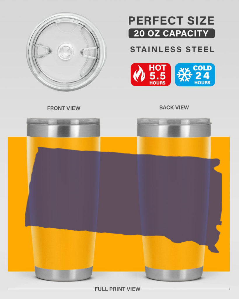 South Dakota 10#- stateflags- Tumbler