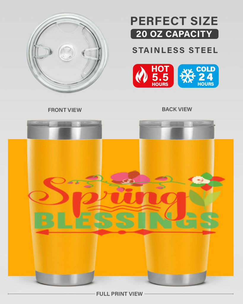 Spring Blessings 418#- spring- Tumbler