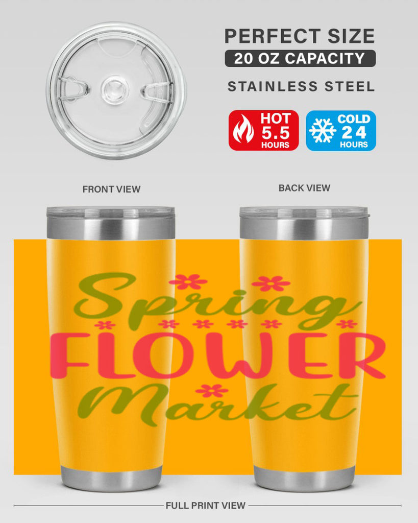 Spring Flower Market 423#- spring- Tumbler