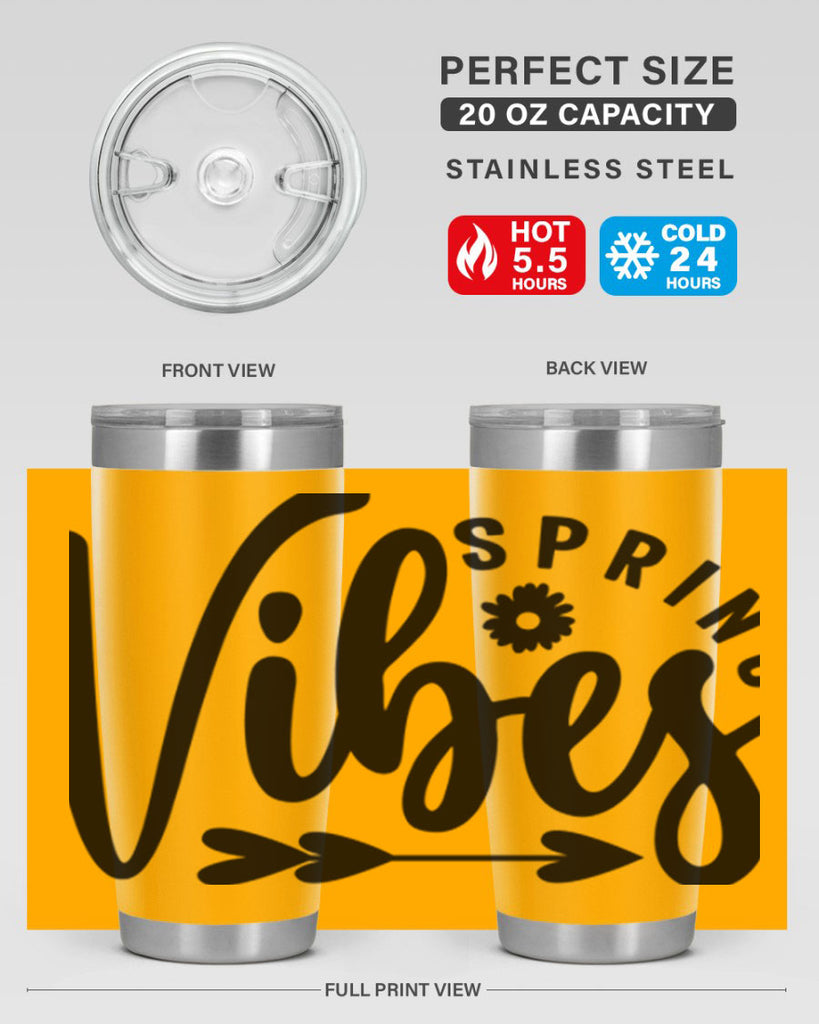 Spring Vibes478#- spring- Tumbler