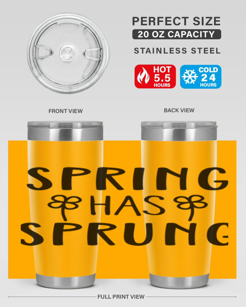Spring has sprung design  490#- spring- Tumbler