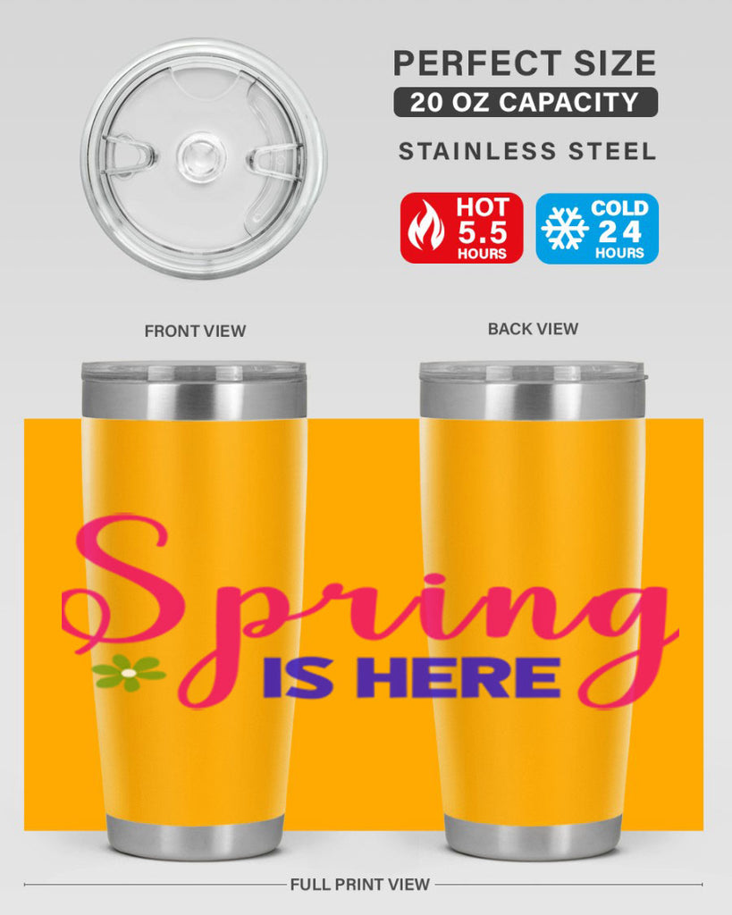 Spring is Here 455#- spring- Tumbler
