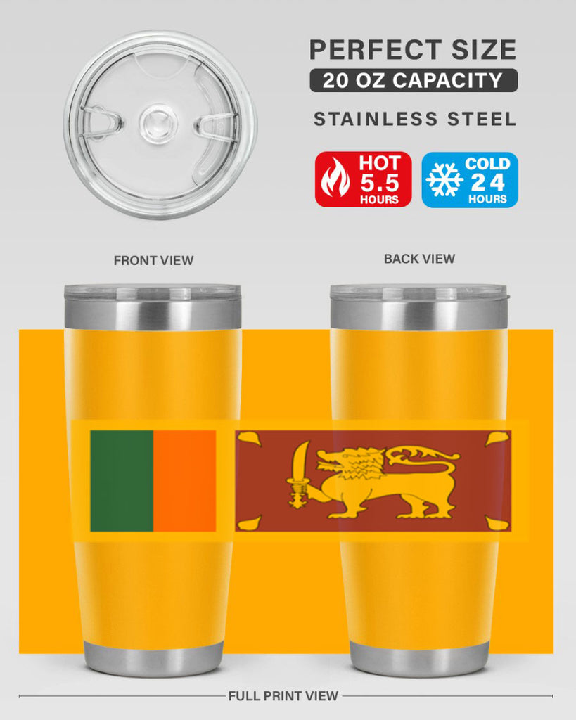 Sri Lanka 32#- world flags- Tumbler