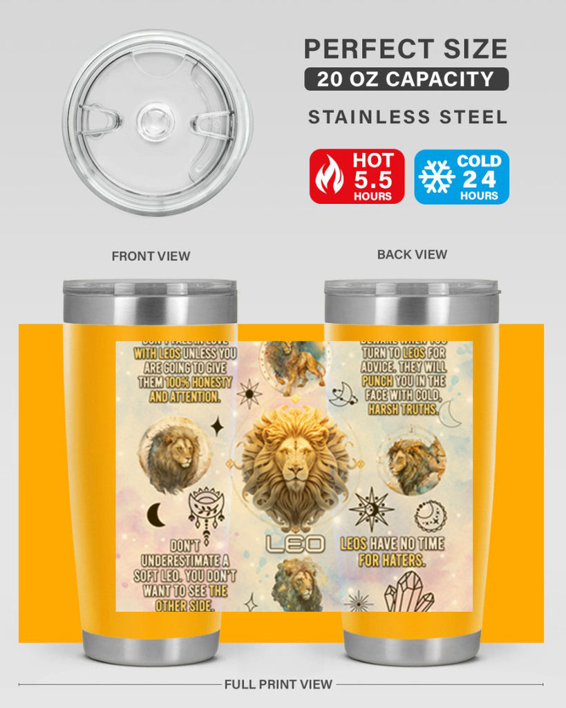 StraightLeo 473#- zodiac- Tumbler