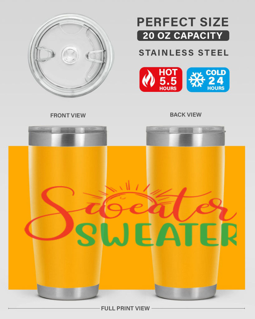 Sweater Weather 583#- fall- Tumbler