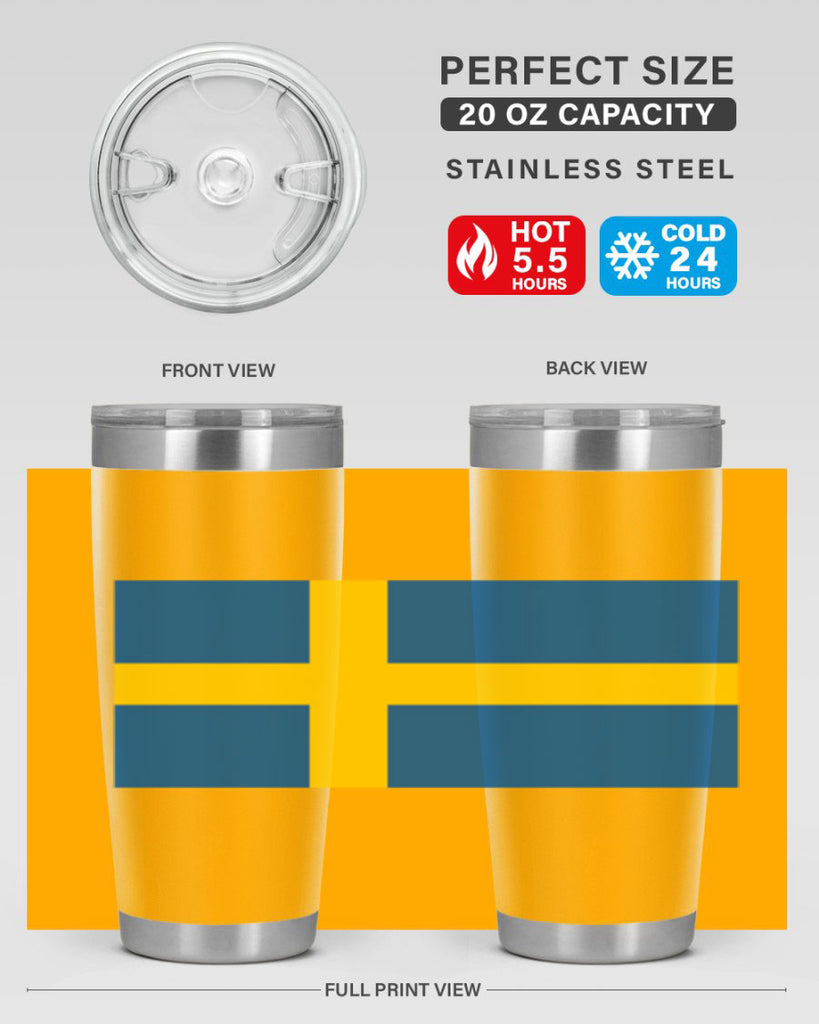Sweden 29#- world flags- Tumbler