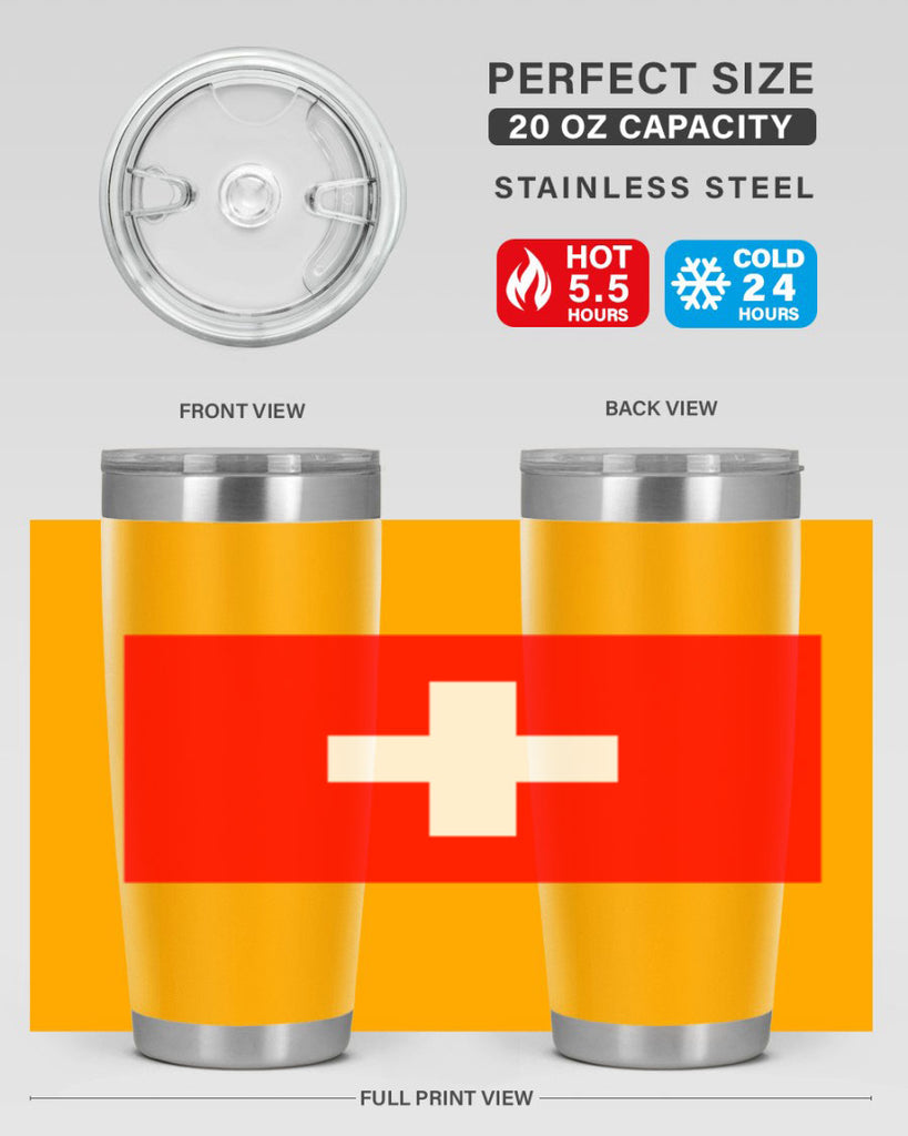 Switzerland 28#- world flags- Tumbler