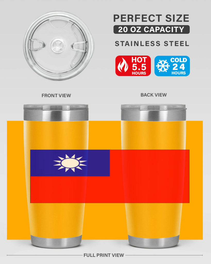 Taiwan 26#- world flags- Tumbler