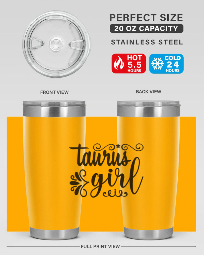 Taurus girl 499#- zodiac- Tumbler