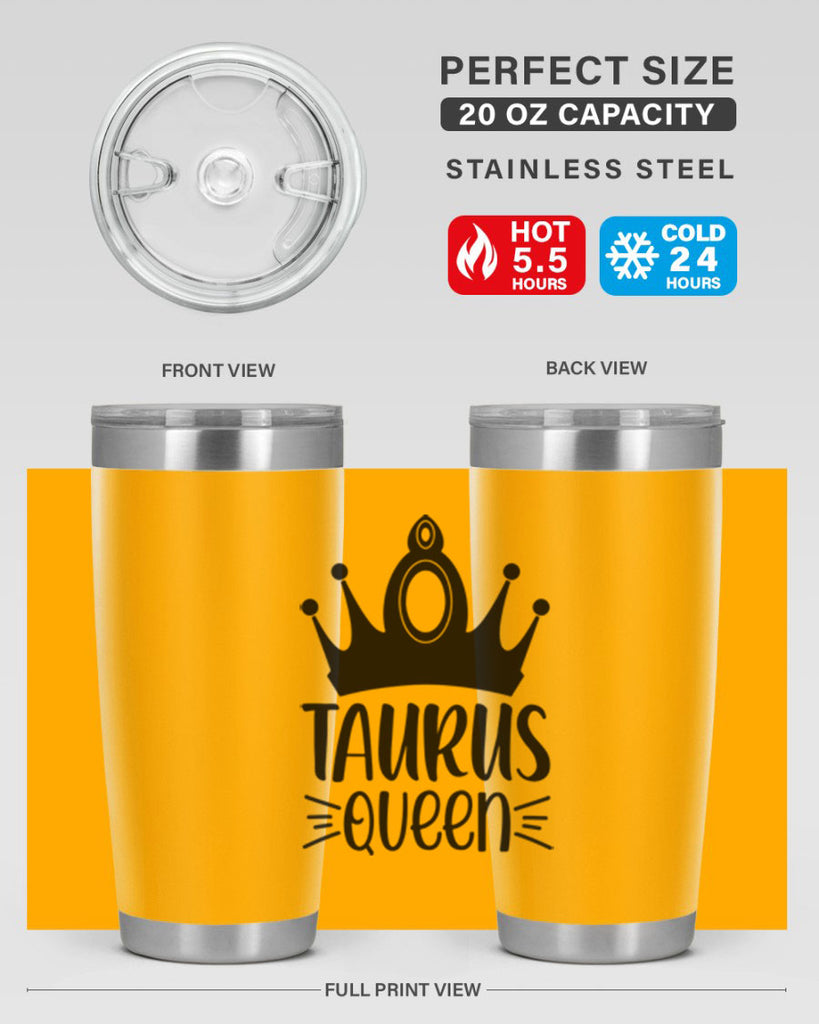 Taurus queen 503#- zodiac- Tumbler