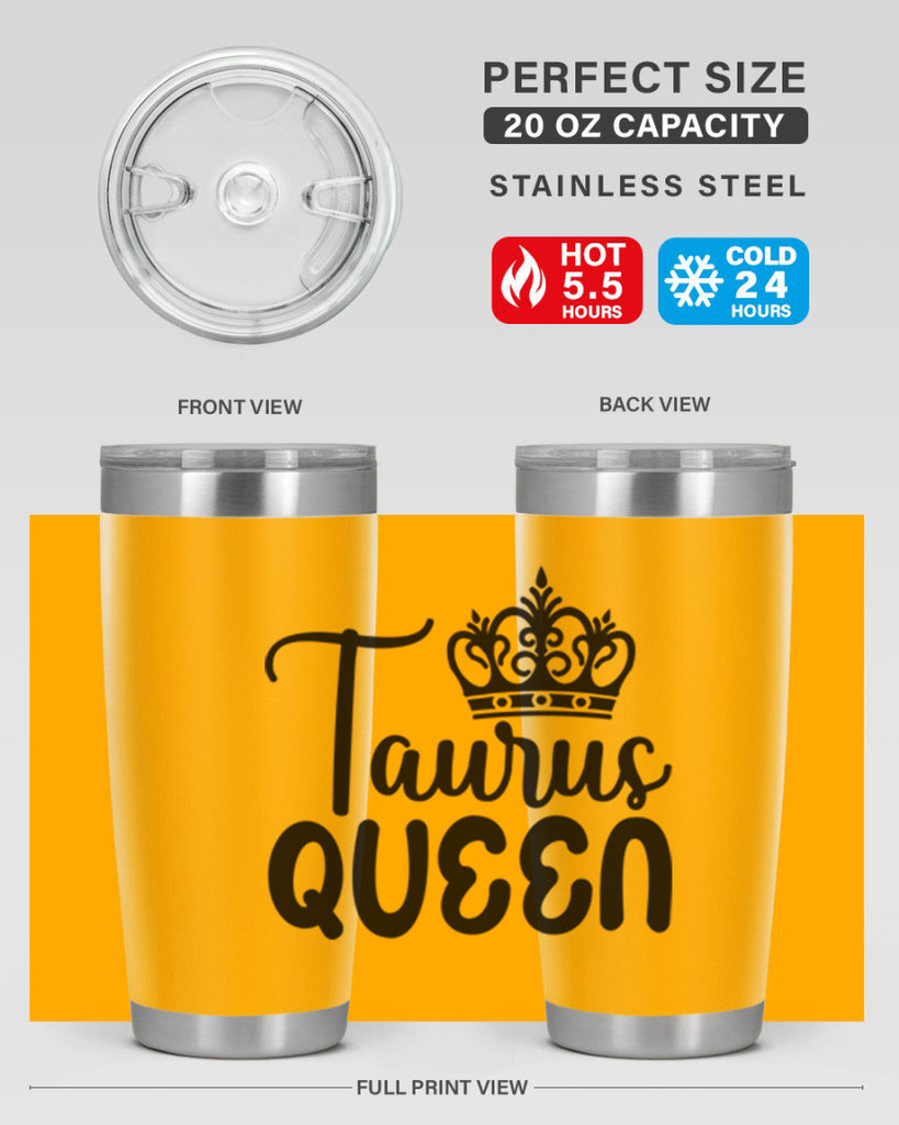 Taurus queen 504#- zodiac- Tumbler