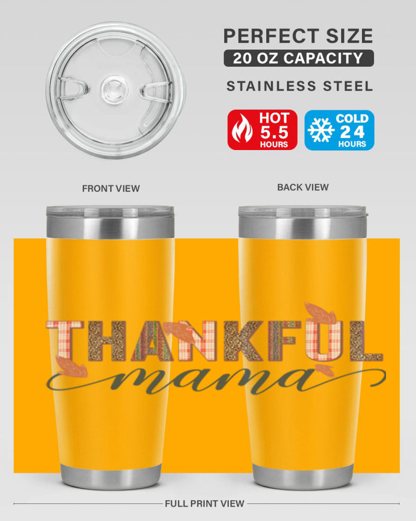 Thankful mama 606#- fall- Tumbler