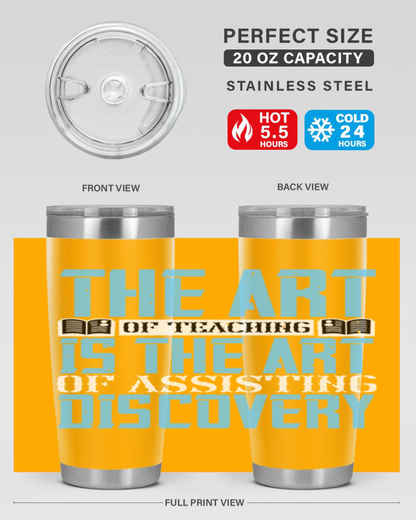 The art of teaching is the art of assisting discovery Style 15#- coaching- tumbler