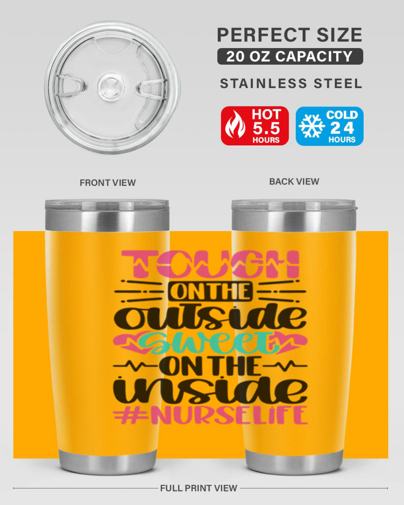 Tough On The Outside Style Style 15#- nurse- tumbler