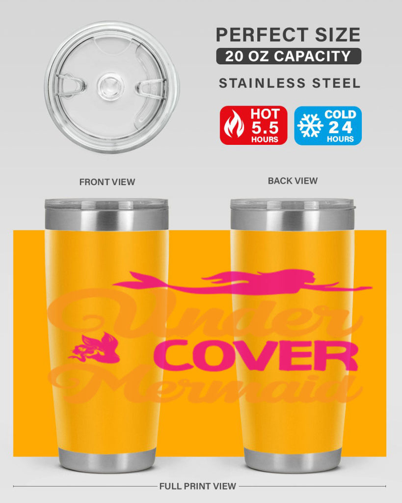 Under Cover Mermaid 638#- mermaid- Tumbler