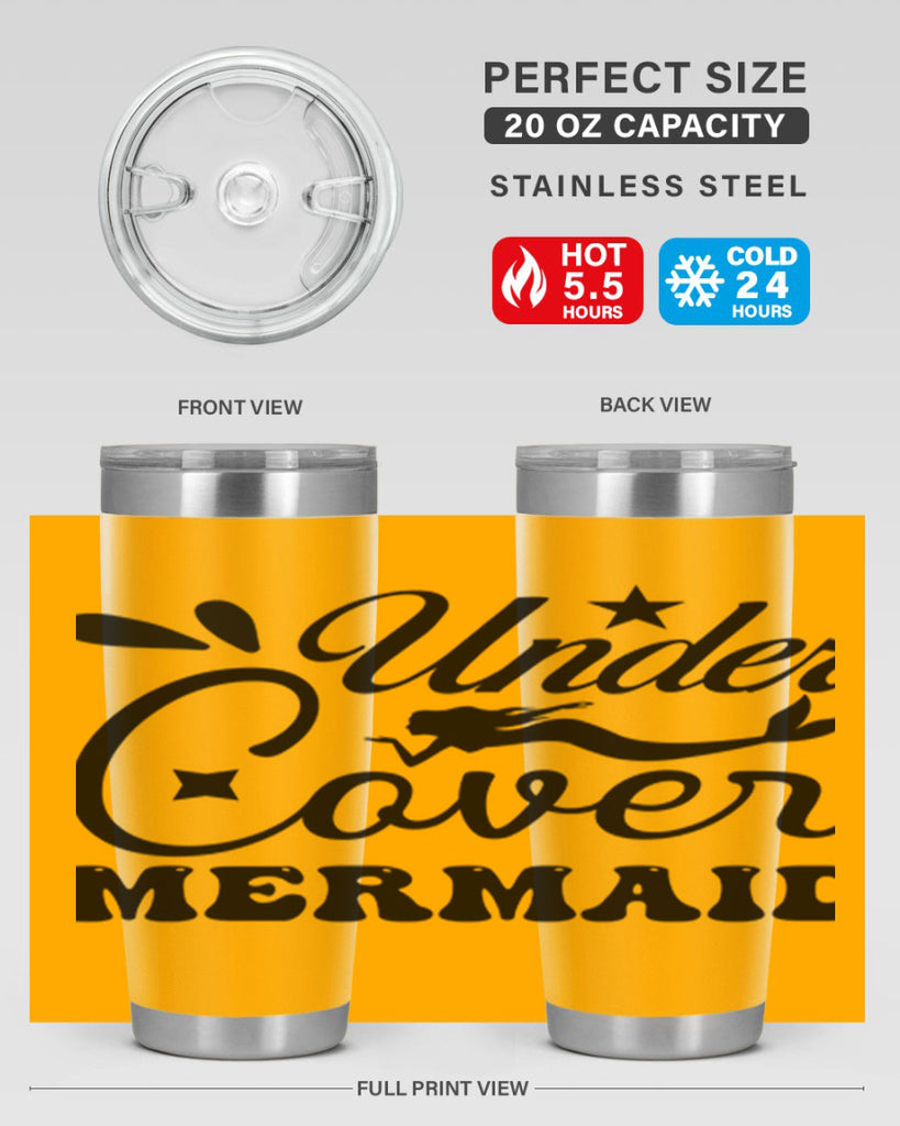 Under cover mermaid 646#- mermaid- Tumbler