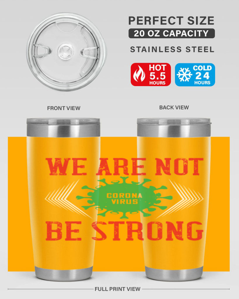 We are not be strong Style 12#- corona virus- Cotton Tank