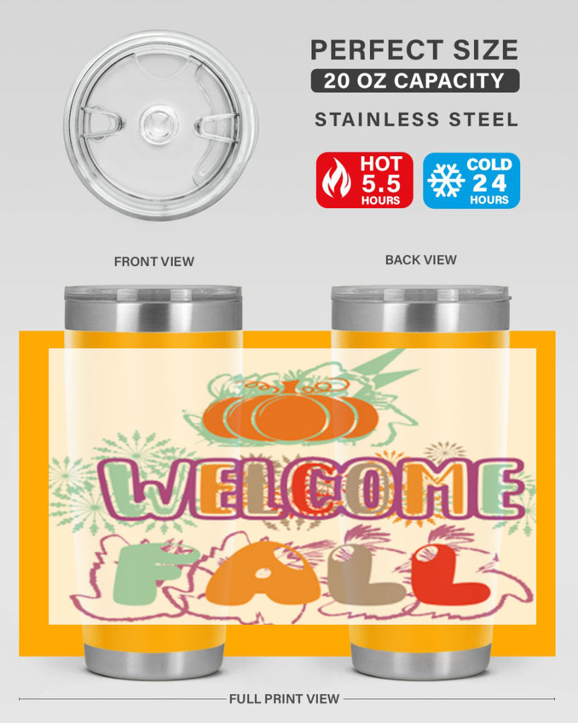 WelcomeFalldesign 638#- fall- Tumbler