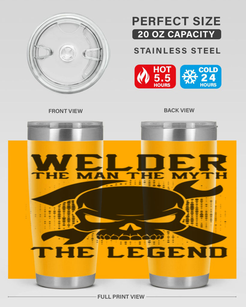 Welder the man Style 4#- welder- tumbler