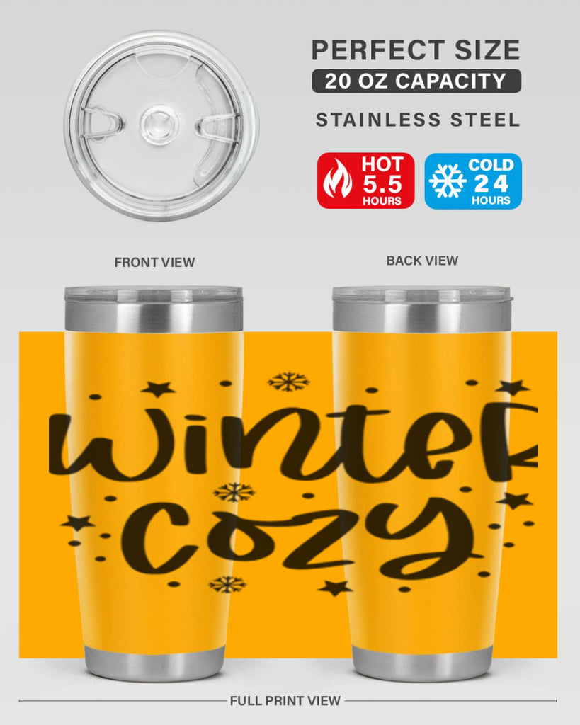 Winter Cozy498#- winter- Tumbler