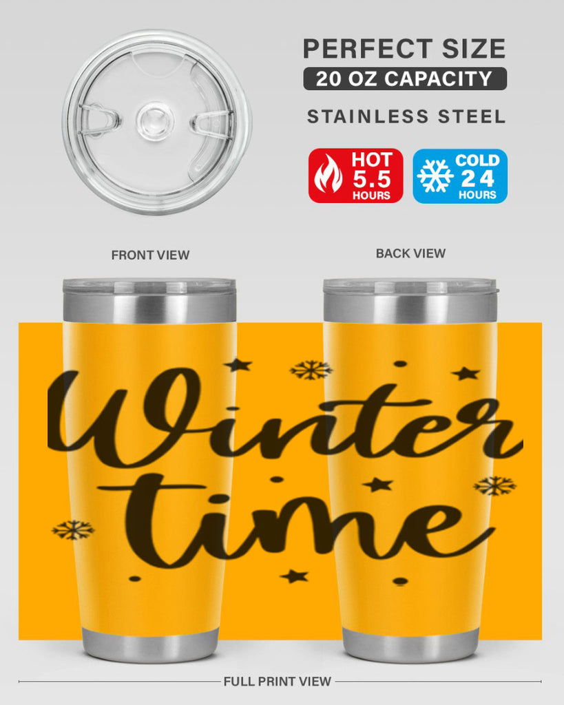 Winter Time 525#- winter- Tumbler