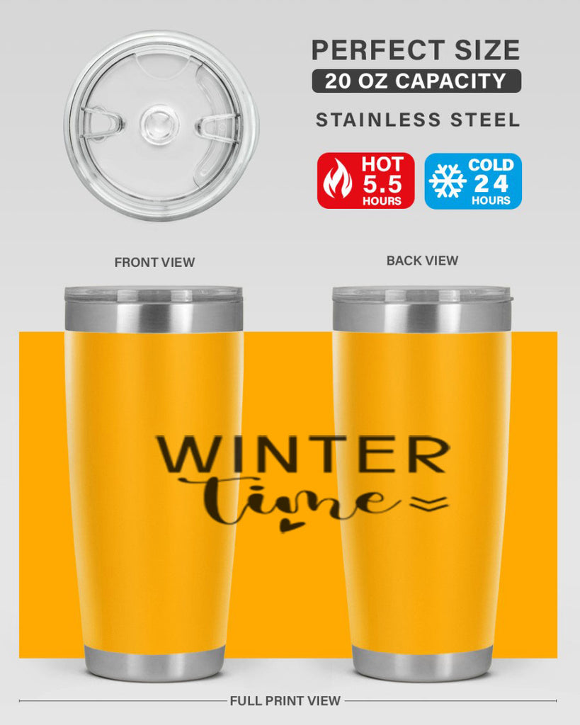 Winter Time 526#- winter- Tumbler