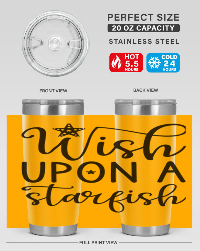 Wish upon a starfish  602#- spring- Tumbler