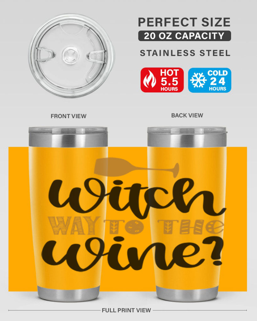 Witch Way to the Wine 651#- fall- Tumbler