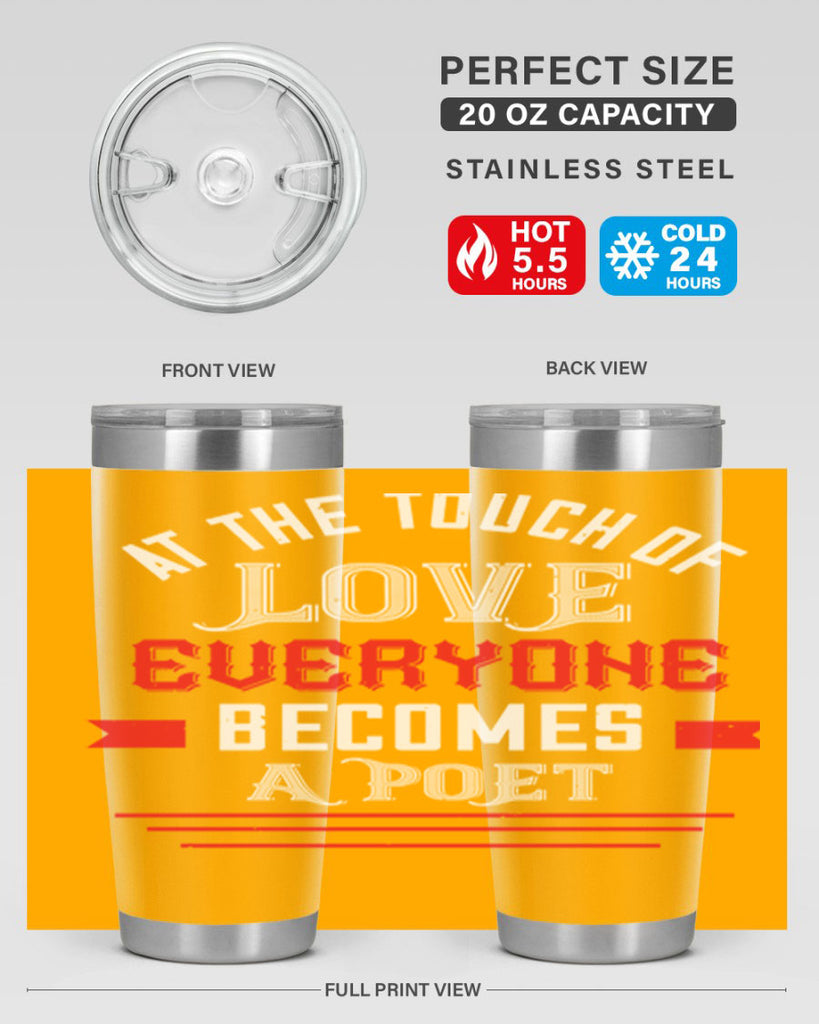 at the touch of love 69#- valentines day- Tumbler