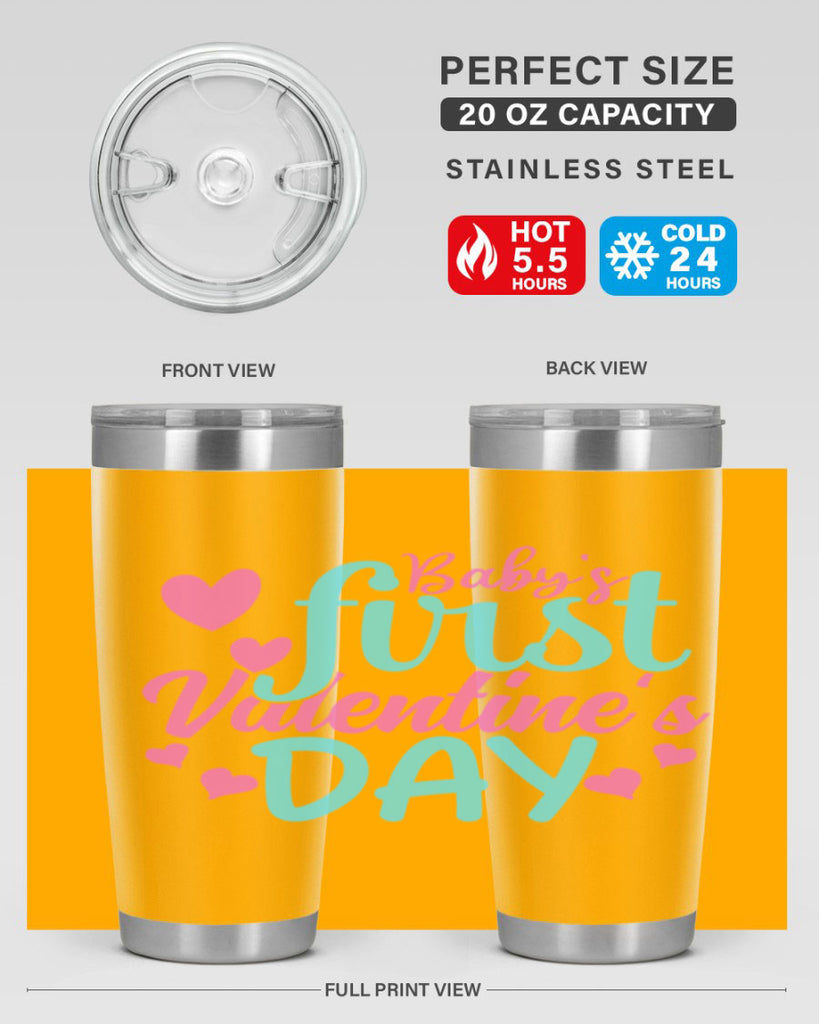 babys first valentines day Style 281#- baby- tumbler