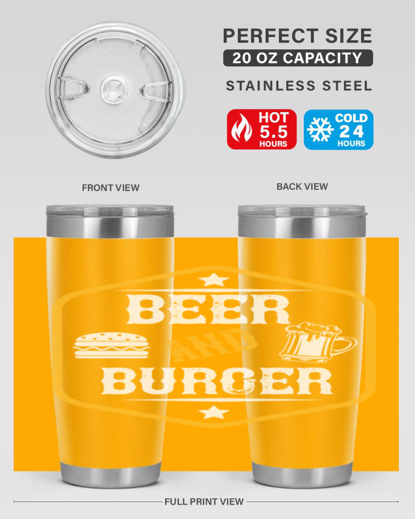 beer and burger 111#- beer- Tumbler